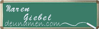 Maren Giebel Visitenkarte